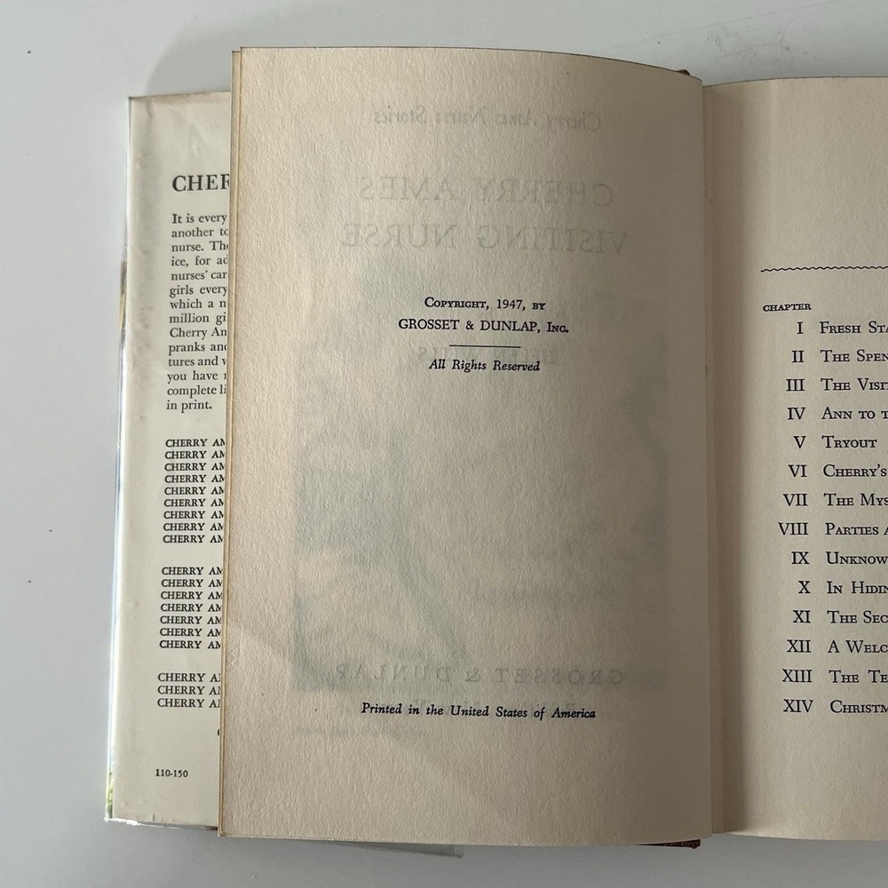 Cherry Ames Visiting Nurse Nurses Who Led The Way 1947 1961 Set 2 Vintage Books - Picture 8 of 12